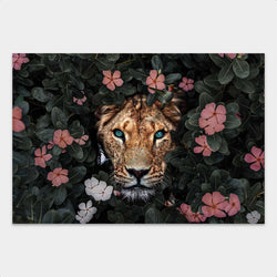 Jungle Lioness behang - Artistic Lab