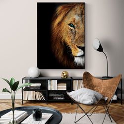 Blue Eyes Lion - Artistic Lab