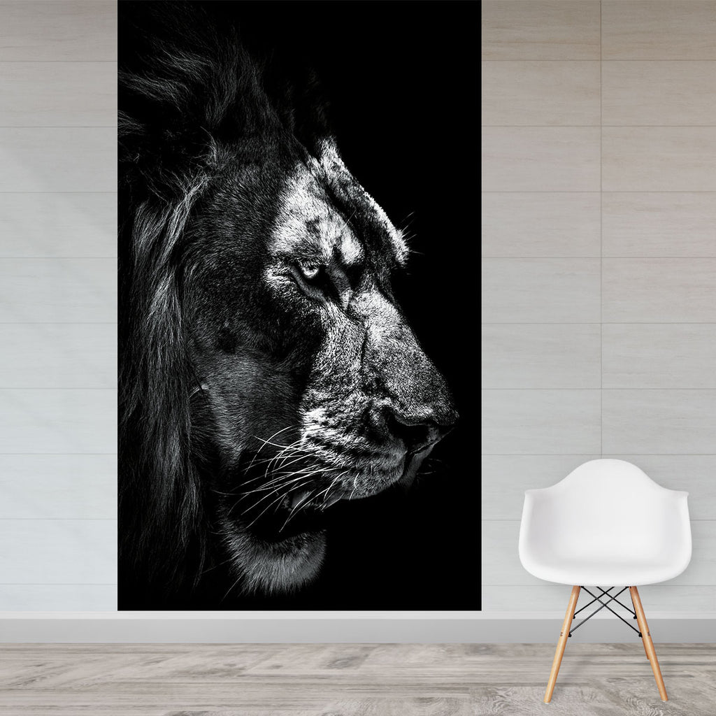 Dark Lion behang - Behang - Artistic Lab, image size:1024x1024