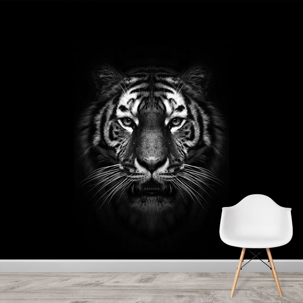 Dark Tiger behang - Behang - Artistic Lab, image size:1024x1024