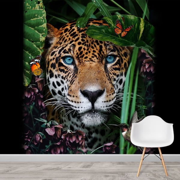 Jungle Leopard behang - Artistic Lab
