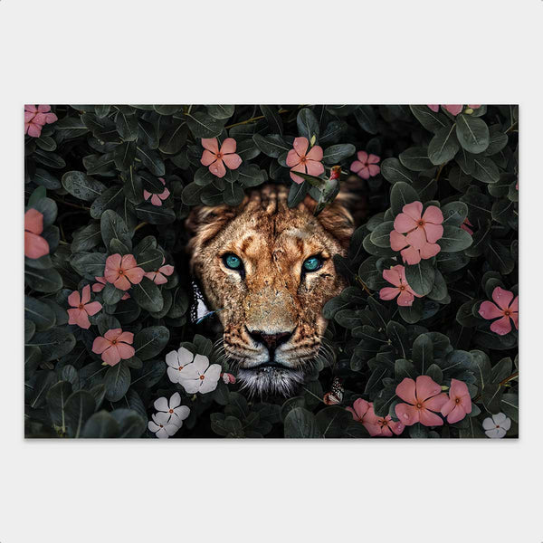 Jungle Lioness behang - Artistic Lab