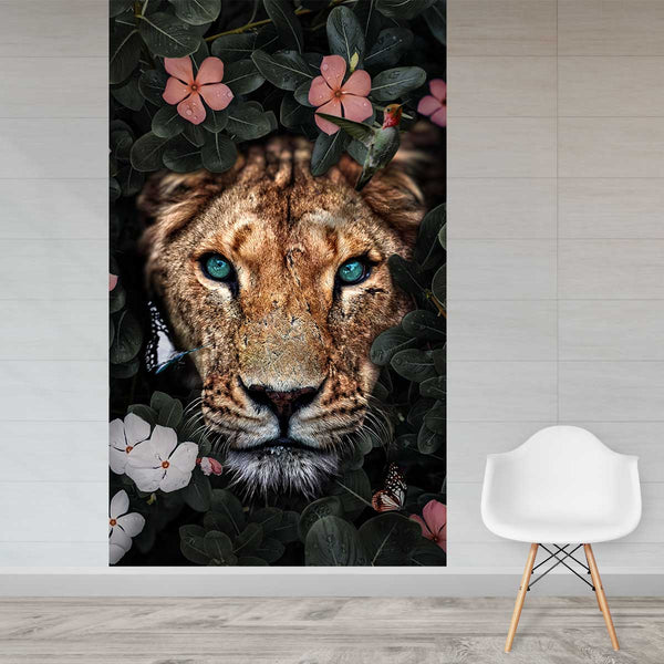 Jungle Lioness behang - Artistic Lab