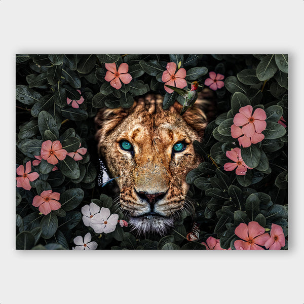 Jungle Lioness Landscape - Artistic Lab