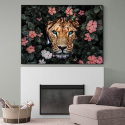 Jungle Lioness Landscape - Artistic Lab