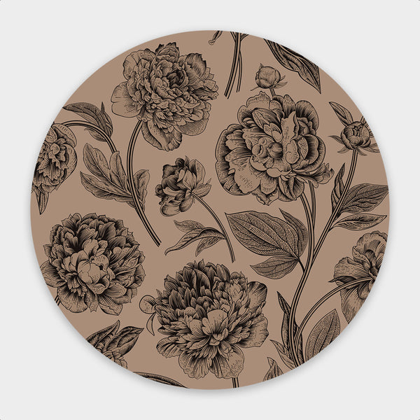 Taupe Floral ² - Artistic Lab