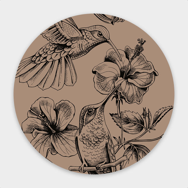 Taupe Floral ³ - Artistic Lab