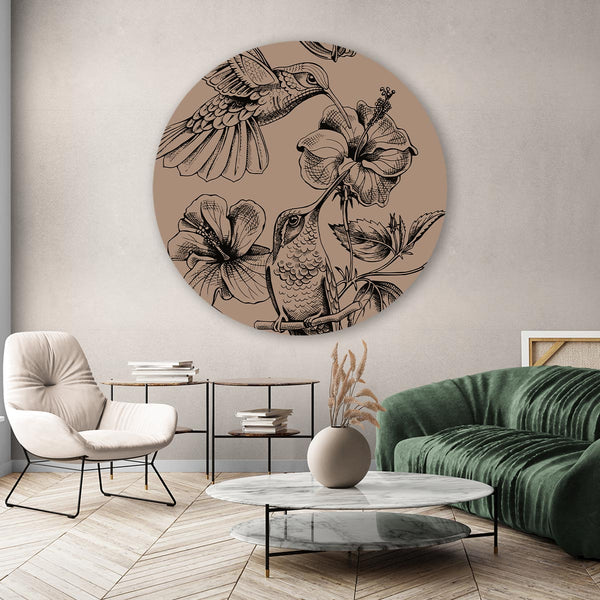 Taupe Floral ³ - Artistic Lab